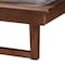 Baxton Studio Macayle Mid-Century Modern Ash Walnut Finished Wood Queen Size Platform Bed 227-12429-ZORO - alternate 10